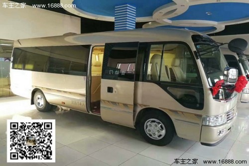 ob体育丰田考斯特40电动门行政版现车20座19座(图1)