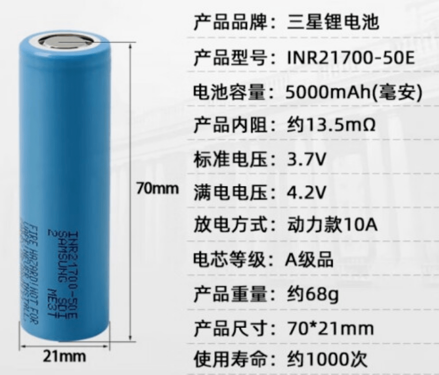 ob体育8家电芯企业的8款21700电芯了解21700电芯与18650电芯的渊源(图11)
